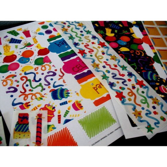 Creative Memories and more CELEBRATE Stickers (Party, Birthday,) Gr Lengths - Picture 14 of 15